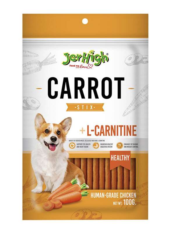 

Jerhigh Carrot Meaty Treat Dry Dog Food, 100g