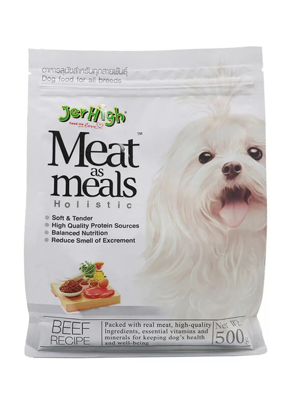 

Jerhigh Meat As Meals Beef Meat Dry Dog Food, 500g