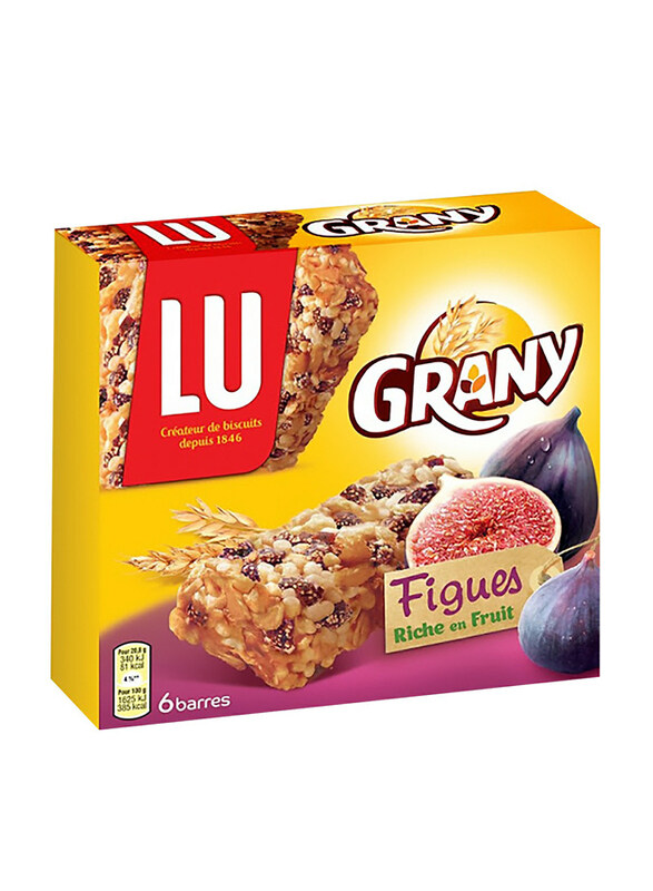 

Lu Grany Fig Cereal Bars, 6 x 125g