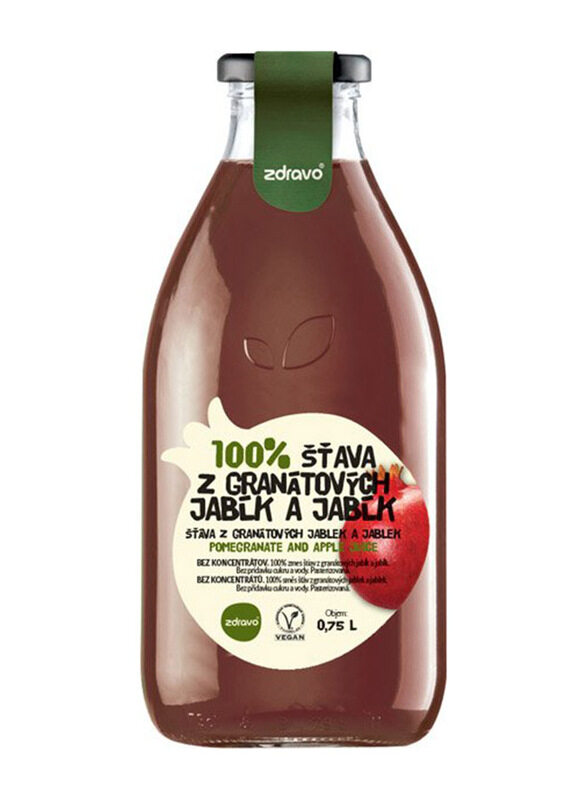 

Zdravo 100% No Added Sugar Apple & Pomegranate Juice, 750ml