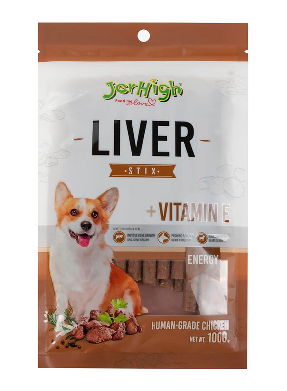 

Jerhigh Liver Meaty Treat Dry Dog Food, 100g