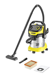 Karcher WD 5 Multipurpose Handheld Vacuum Cleaner, 1100W, K-8075421454, Yellow/Silver/Black