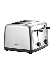 Kenwood Scene 4 Slot Toaster, 1800W, TTM480, Silver/Grey