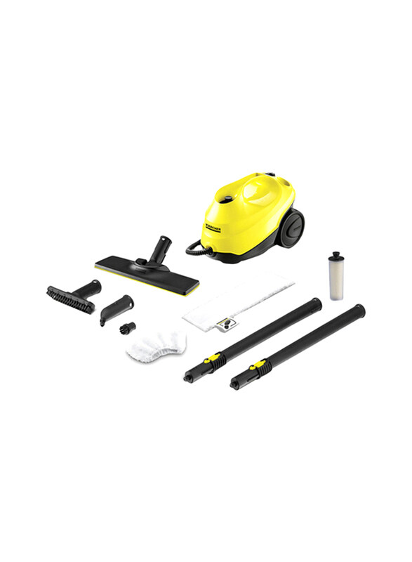 Karcher SC3 Steam Vacuum Cleaner, 1L, 1900W, Yellow/Black