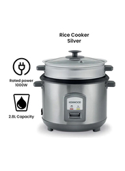 Kenwood 2.8L Electric Rice Cooker, 1000W, RCM71.000SS, Silver