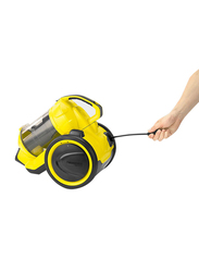 Karcher Canister Vacuum Cleaner, 0.9L, 1100W, VC 3 SEA, Yellow/Black