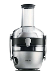 Philips 2.1L Avance Collection Juicer, 1200W, Silver/Black/Clear