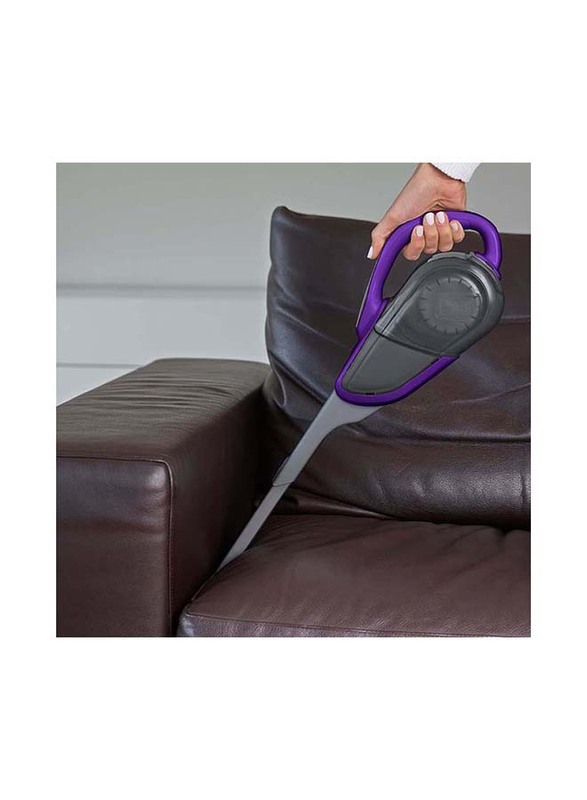 Black+Decker Cordless Handheld Vacuum Cleaner, 500ml, 27W, DVJ325BFSP-GB, Indigo/Grey