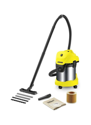 Karcher Drum Vacuum Cleaner, 17L, 1000W, WD 3, Yellow/Black