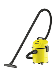 Karcher WD1 Wet & Dry Vacuum Cleaner, 15L, 1000W, 10983000, Yellow/Black