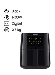 Philips 0.8L Digital Essential Air Fryer with 7 Presets, 1400W, HD9252, Black