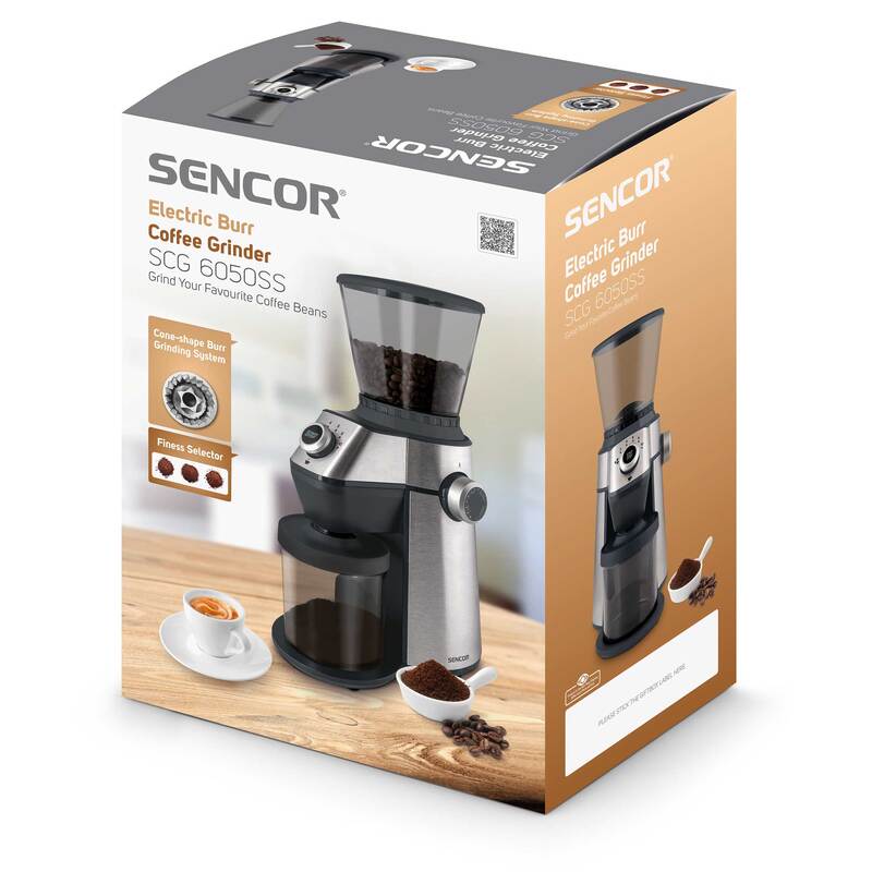 SENCOR SCG6050SS COFFEE GRINDER 150W