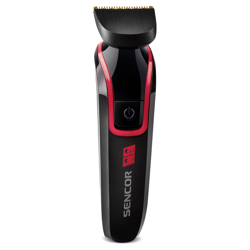 SENCOR SHP6201RD MENS HAIR TRIMMER WITH 6 ATTACHMENTS