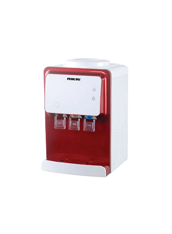 Nikai 3-Tap Water Dispenser, 550W, NWD1900T, White/Red