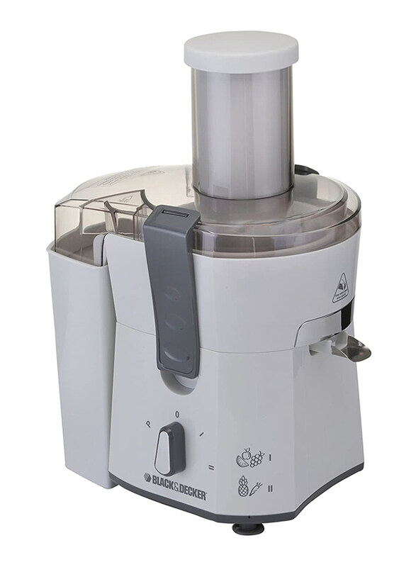 Black+Decker 1.5L Juicer, 500W, JBGM600, White