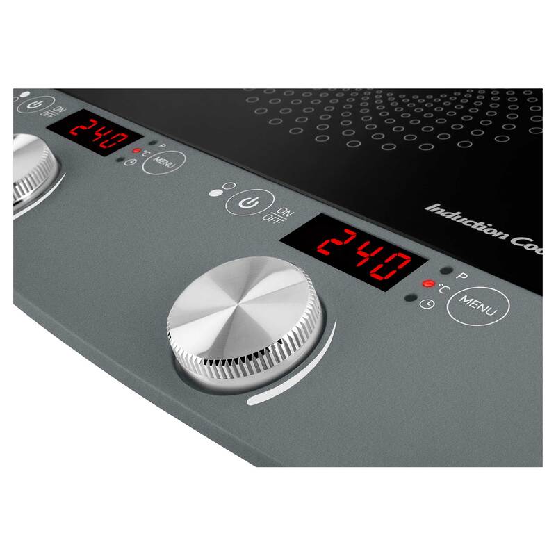 SENCOR SCP4202GY CERAMIC DOUBLE INDUCTION COOKTOP 2900W