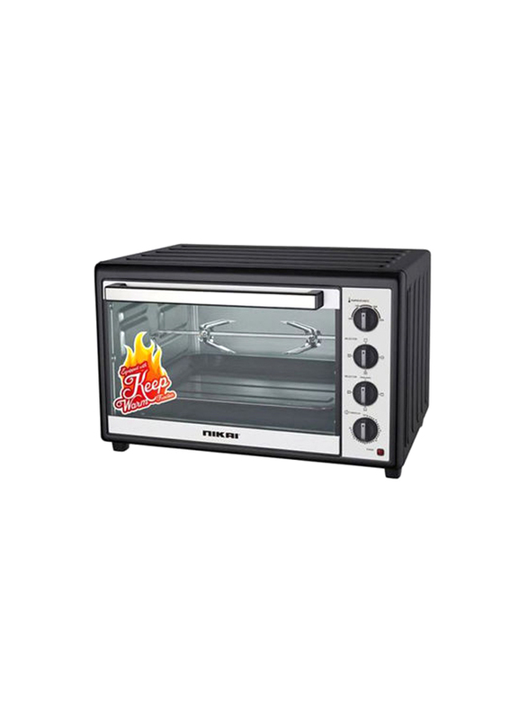 Nikai 100L Portable Electric Oven, 2700W, NT1001RCAX, Black/White