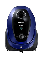 Samsung Canister Vacuum Cleaner, 2.5L, VC20M2510WB/SG, Blue/Black