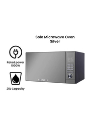 Nikai 25L Microwave Oven, 1000W, NMO250MDG, Silver