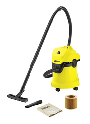 Karcher 1000W Wet & Dry Vacuum Cleaner, 17L, WD 3 Premium, Yellow