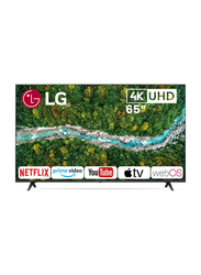 LG 65-Inch UP77 Series Flat 4K Ultra HD LED Smart TV, 65UP7750PVB-AMAE, Black