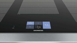 Siemens 90cm Home Connect Built-In Induction Hobs, EX975KXW1E, Black