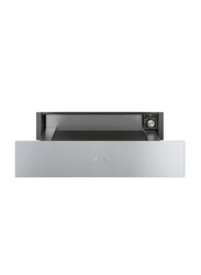 Smeg 21L Built In Stainless Steel Warming Drawer, 400W, CPR315X, Silver/Black