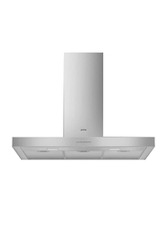 Smeg 55cm Wall Mounted Cooker Hood KBT900XE, Silver