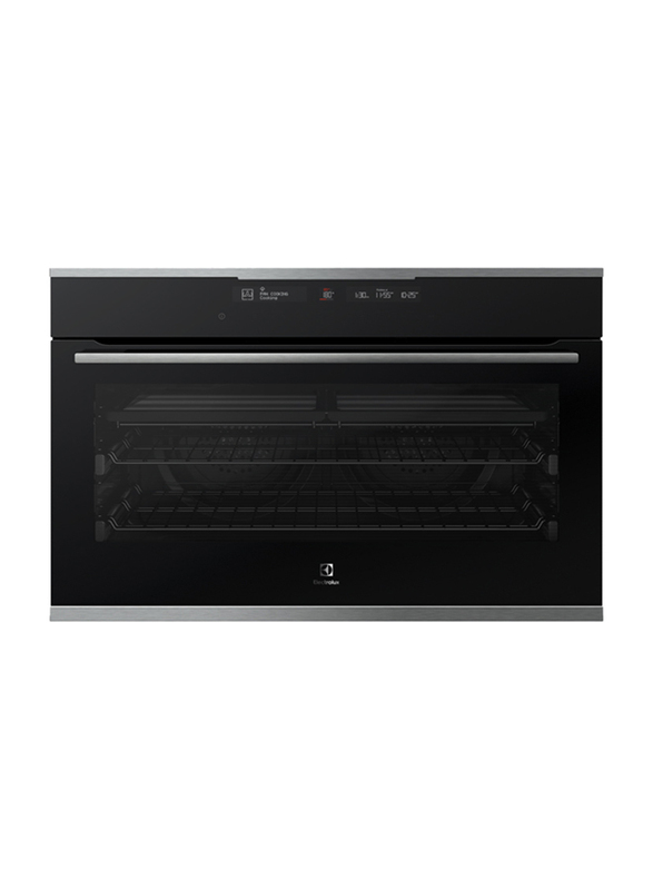 Electrolux 125L Stainless Steel Built-In Electric Oven, EVE916SD, Black