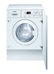 Siemens 7 Kg 1400 RPM Front Load Fully Automatic Washer Dryer, WK14D321GC, White