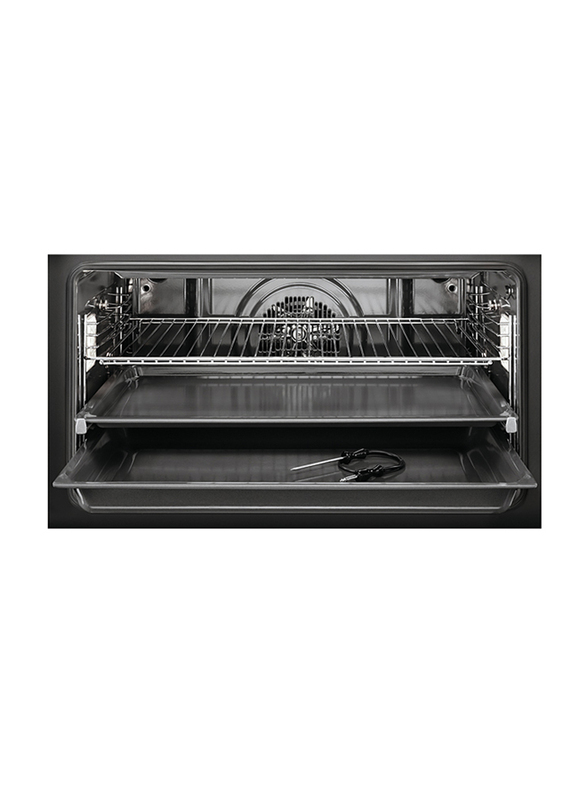 Electrolux 77L Stainless Steel Built-In Electric Oven, 2853W, EOM5420AAX, Silver/Black