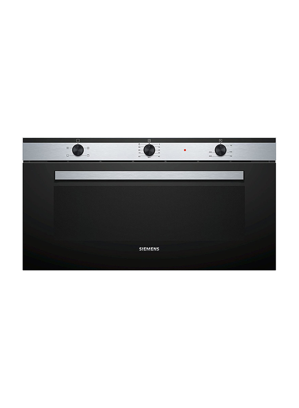 Siemens 85L Built-In Electric Gas Oven, 3100W, VB011CBR0M, Silver