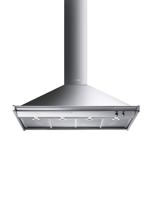 Smeg 65cm Built-In Cooker Hood KD120HXE, Silver