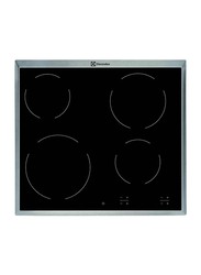 Electrolux 4-Burner Stainless Steel Built-In Induction Hob, EHF6240XOK, Black