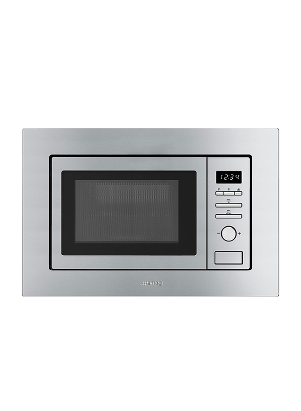 Smeg 20L Built In Stainless Steel Electric Oven, 1250W, FMI020X, Black/Silver