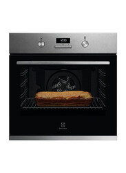 Electrolux 72L Built-In Electric Gas Oven, KOFGH40X, Silver/Black