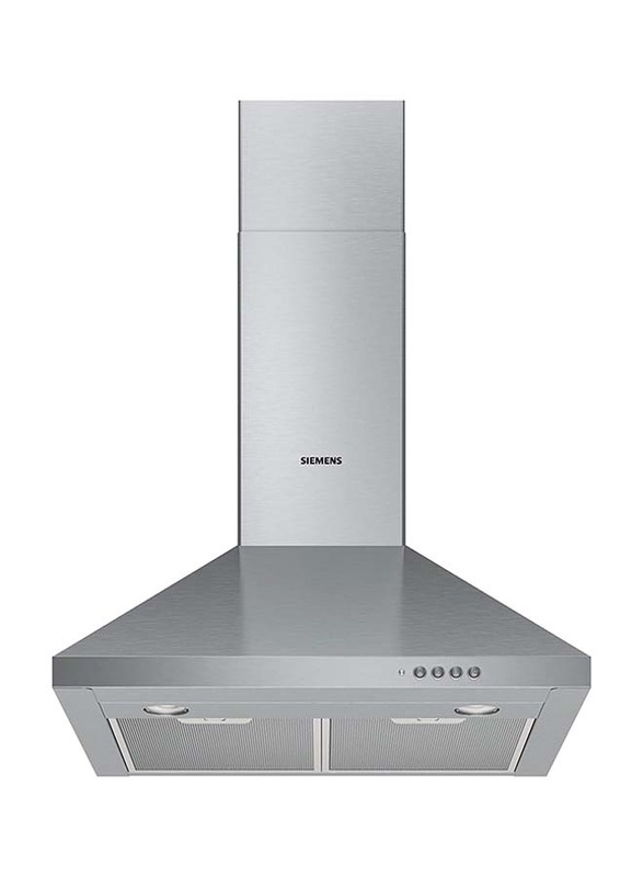 Siemens 60cm Built-In Stainless Steel Chimney Hood, LC64PCC50M, Silver