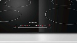 Siemens 4-Burner Built-In Electric Ceramic Hob, ET611FE17Q, Black