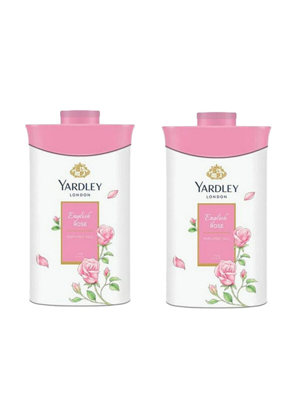 

Yardley London 2-Piece English Roses Talcum Powder, 250g, White