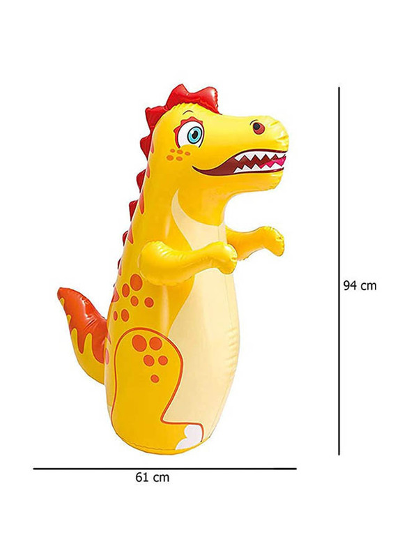 Intex 3D Inflatable Dinosaur Bop Bag, 44669NP, Multicolour