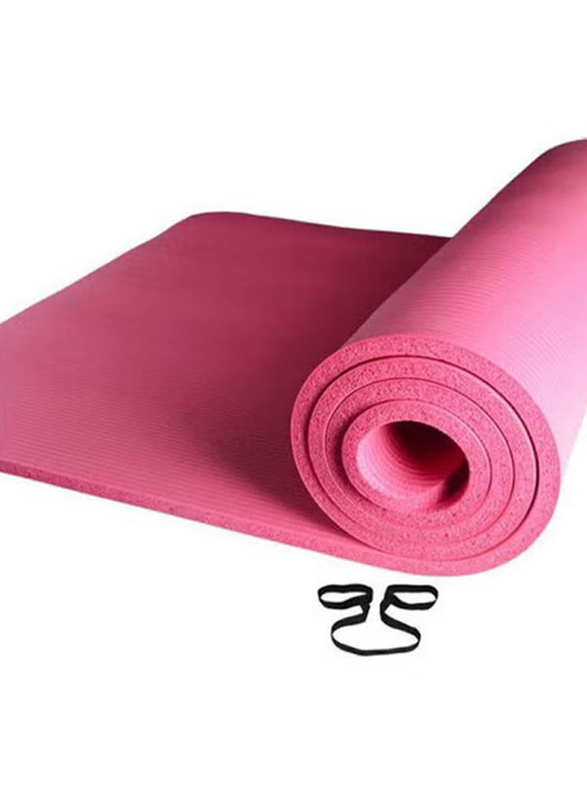 Anti-skid Yoga Mat Nonslip Fitness Pad, 183 x 61 x 1Cm, Pink