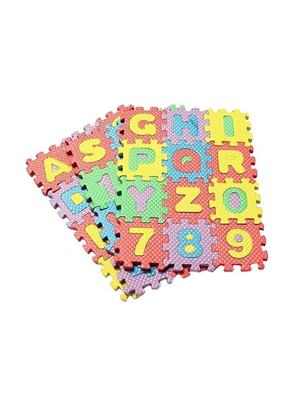 

Generic 36-Piece Alphabet and Numeral Puzzle Foam Mat, Multicolour, Ages 3+