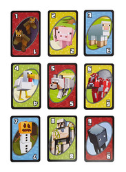 Mattel Games Uno Minecraft Card Game, FPD61, Ages 7+