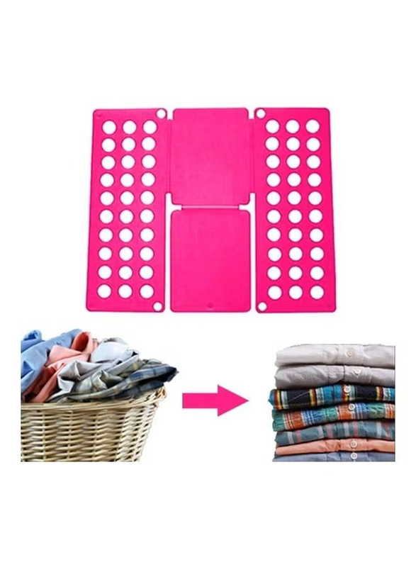 Biki Clothes Folder Adjustable Board, Pink