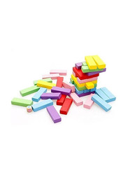 Knafs 54-Piece Zenga Game Wooden Blocks, Ages 3+, Multicolour