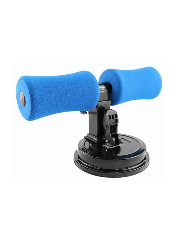 ILI Portable Self-Suction Sit-Up Bar, 1KG, Black/Blue