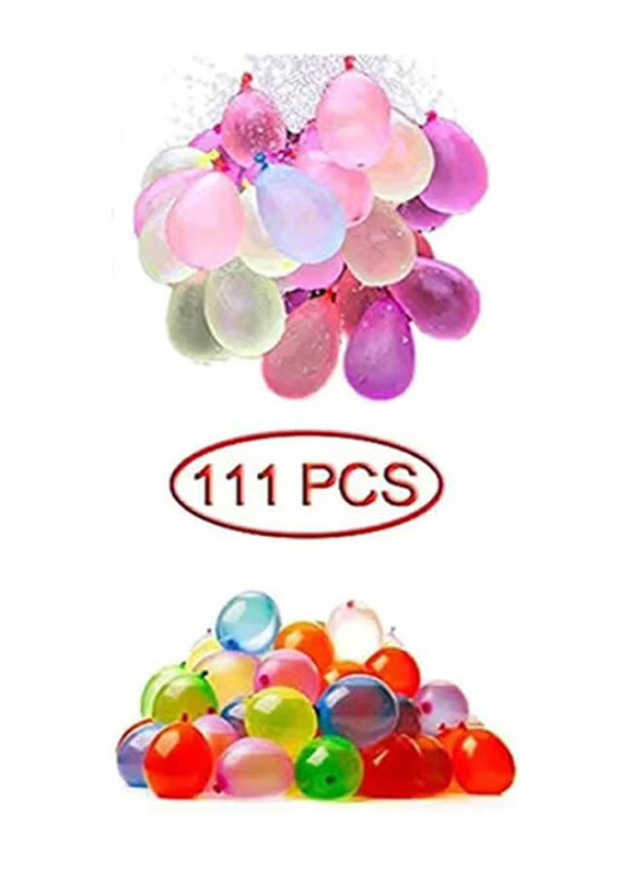 Durable Sturdy Premium Quality Water Balloons, 111 Pieces, Ages 12+