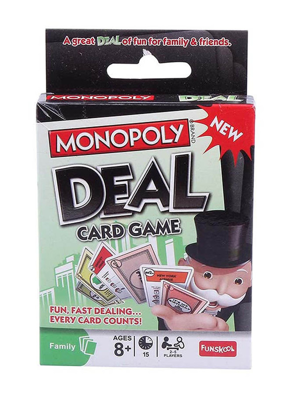 Hasbro 110-Piece Monopoly Deal Card Game Set, Ages 8+