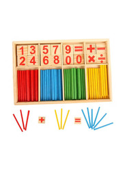 Wooden Counting Stick Early Learning Mathematical Toy, Ages 3+