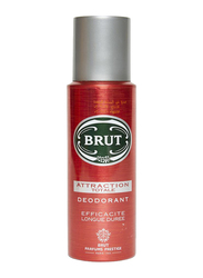 Brut Attraction Totale Deodorant Spray for Men, 200 ml
